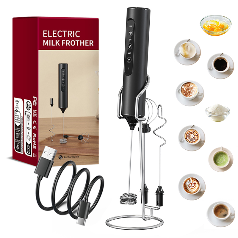 Kitchen Home Gadgets - 3 in 1 Electric Handheld Milk