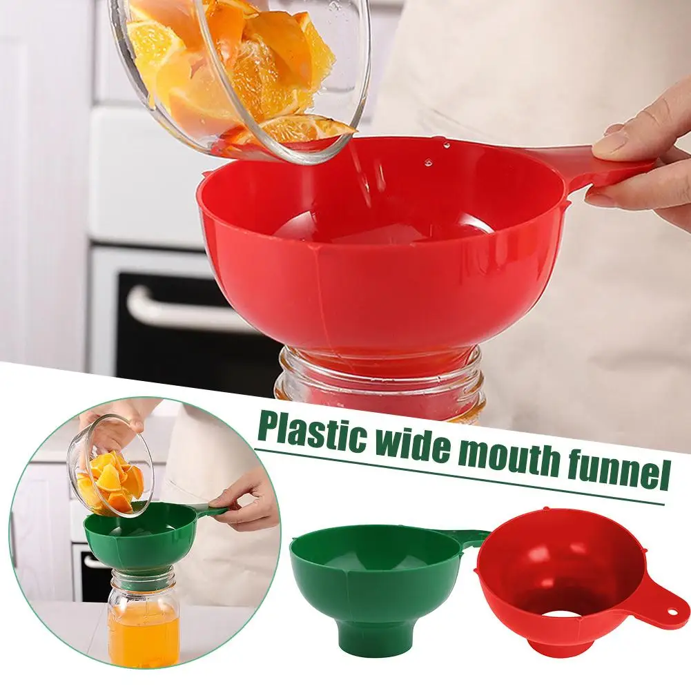 Kitchen Gadgets New - NEW Plastic Canned Funnel Wide Mouth