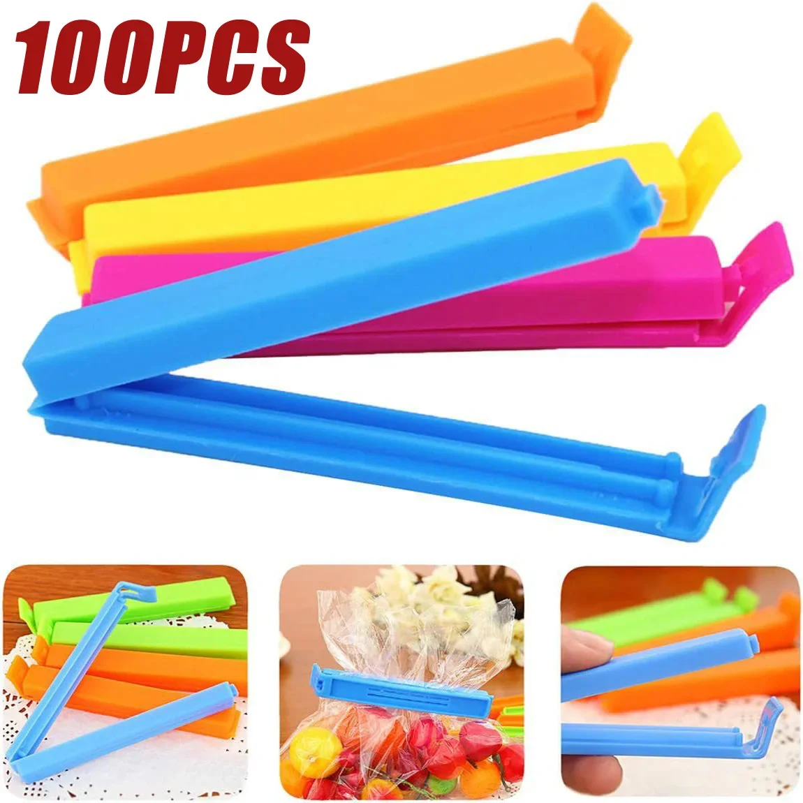 Kitchen Gadgets On Sale - 50/100PCS Portable Kitchen Storage Food Snack