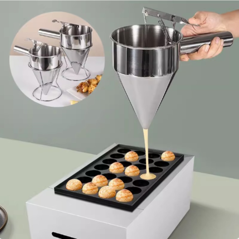 Kitchen Gadgets Sale - 600/1200ML stainless steel liquid funnel dispenser,