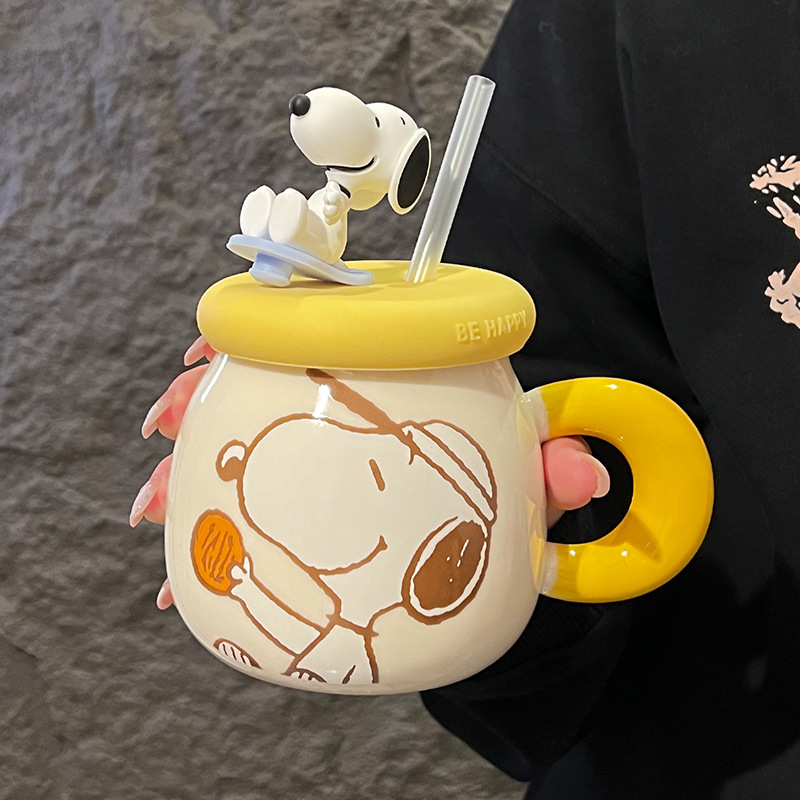 Kitchen Gadgets New - 2026 New Kawaii Snoopy Ceramic Mug