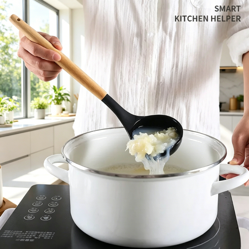 Black Silicone Kitchen Tools 1 - مراجعة Kitchen Gadgets Set وسعره