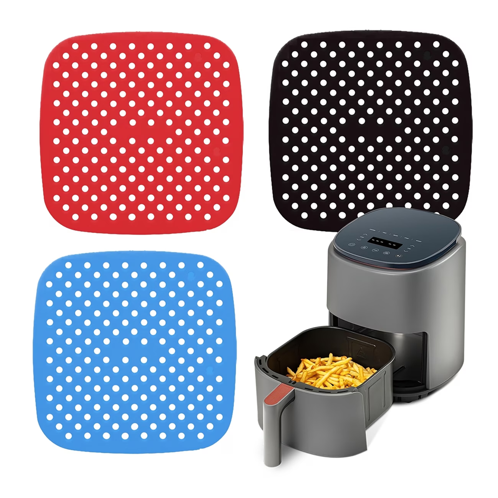 Reusable Air Fryer Pad, Silico - مراجعة Kitchen Home Gadgets وسعره
