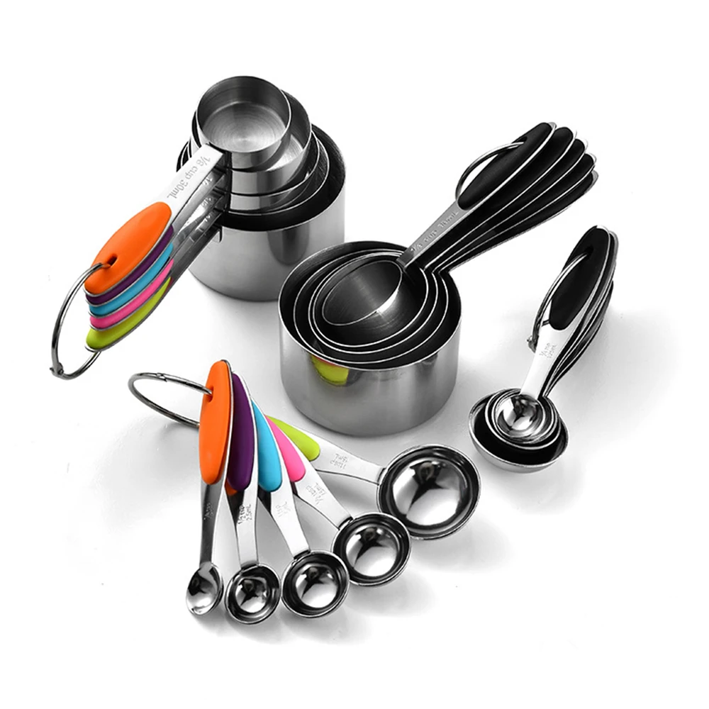 5/10Pcs Stainless Steel Measur - مراجعة Kitchen Gadgets Sale وسعره