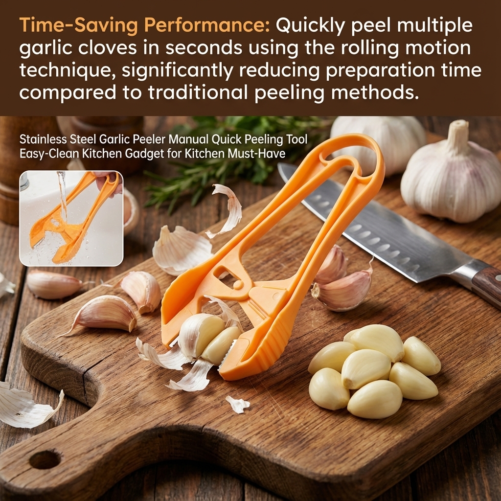 Stainless Steel Garlic Peeler  - مراجعة Kitchen Gadgets You Must Have وسعره