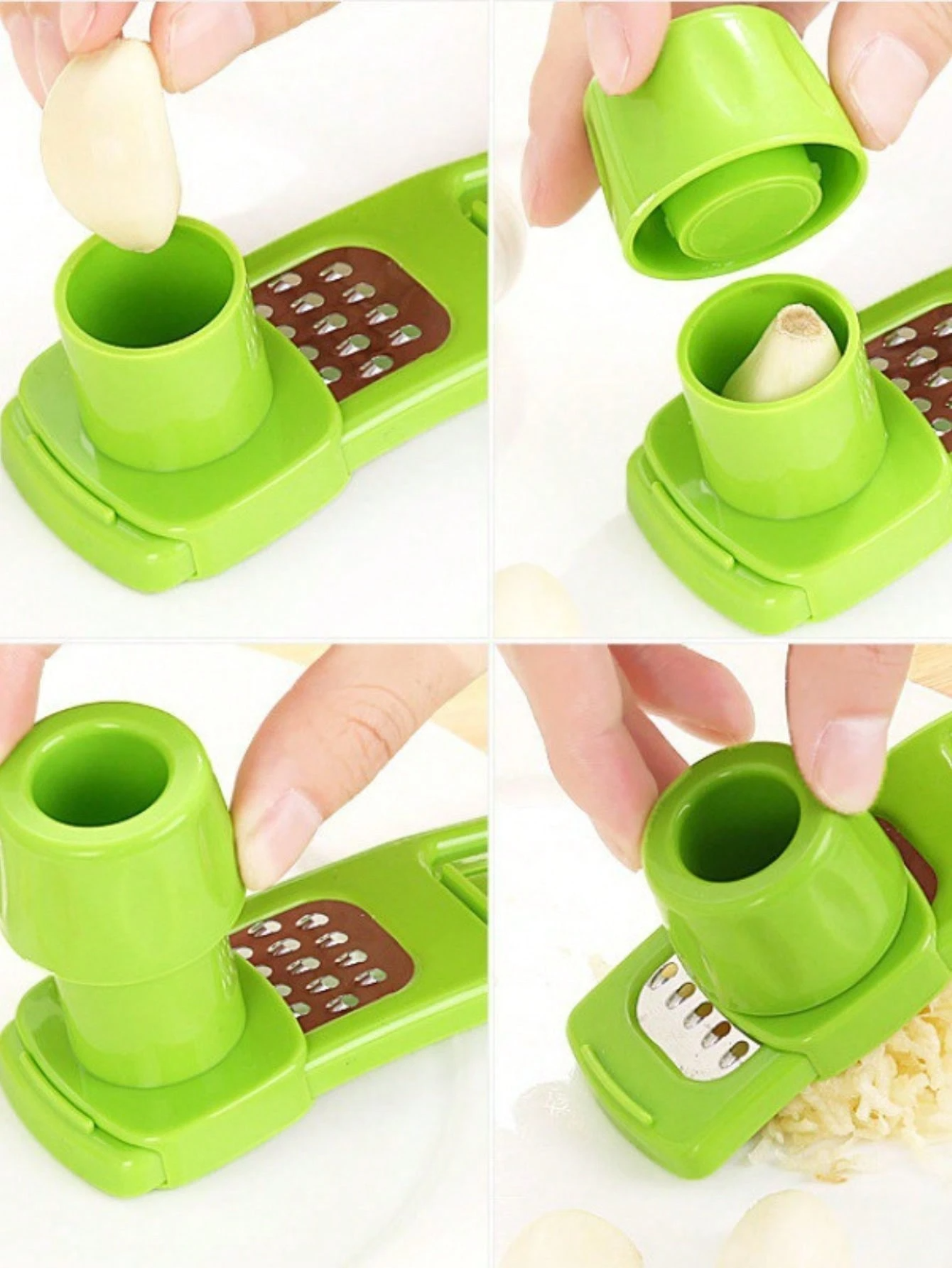 1/2pc Mini Garlic Grinder Crea - مراجعة Kitchen Gadgets Green وسعره