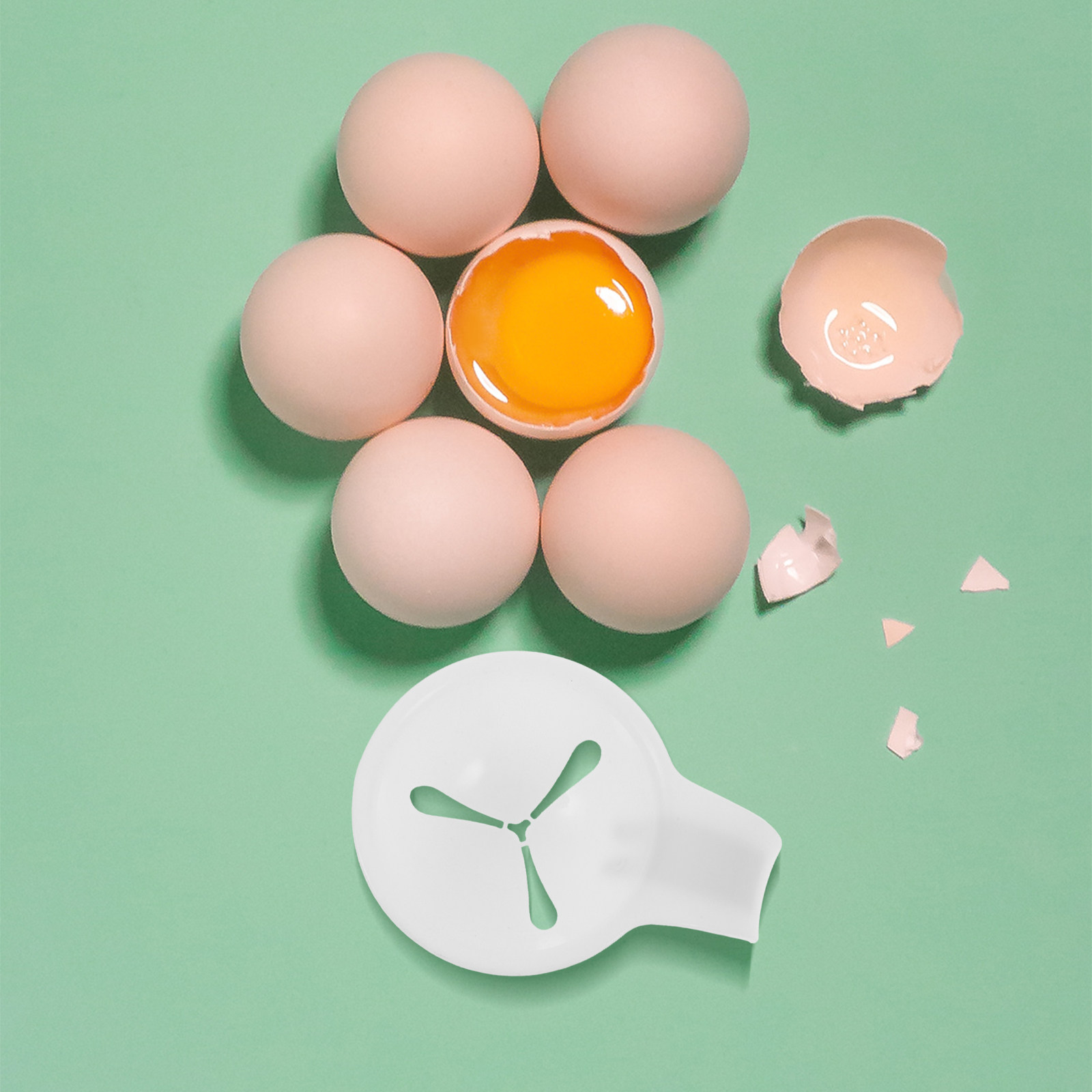 Egg White Yolk Separator Plast - مراجعة Kitchen Gadgets Save Time وسعره
