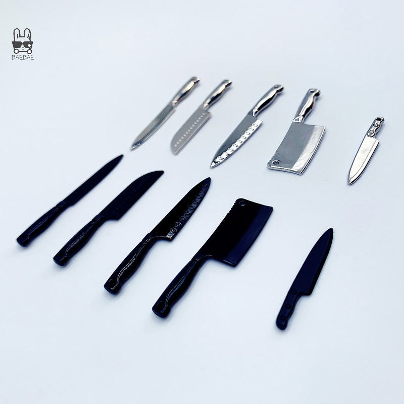 1/12 Dollhouse Mini Knives Mod - مراجعة Kitchen Gadgets Sale وسعره