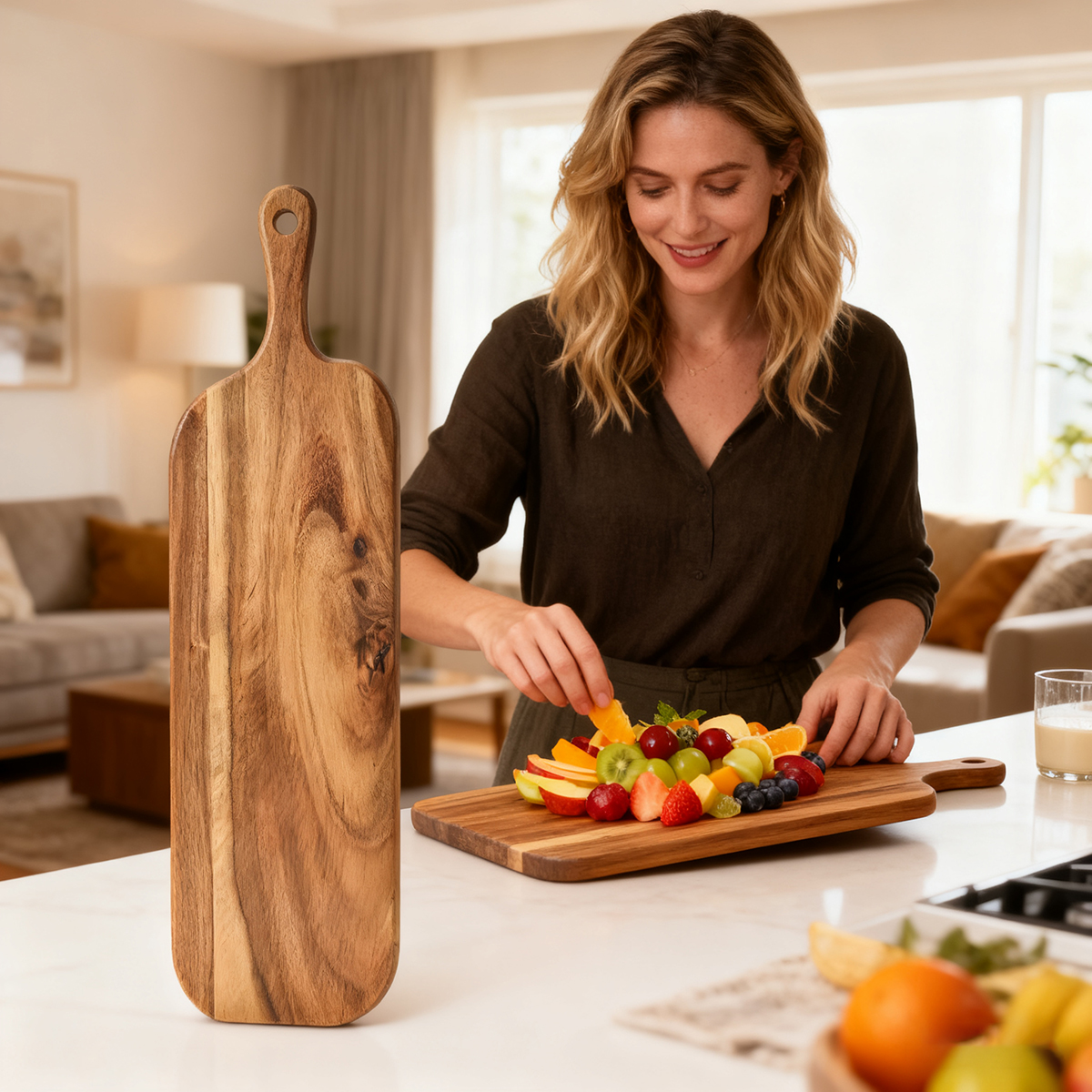 Wood Kitchen Cutting Board Boa - مراجعة Kitchen Gadgets On Sale وسعره
