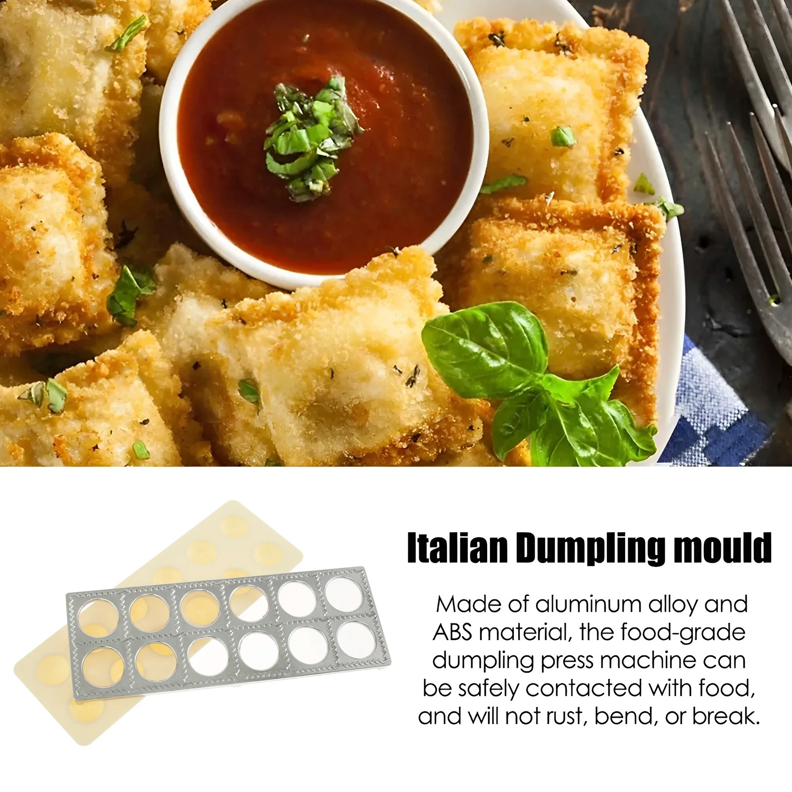 Dumpling Mold 12 Holes Ravioli - مراجعة Kitchen Gadgets Sale وسعره