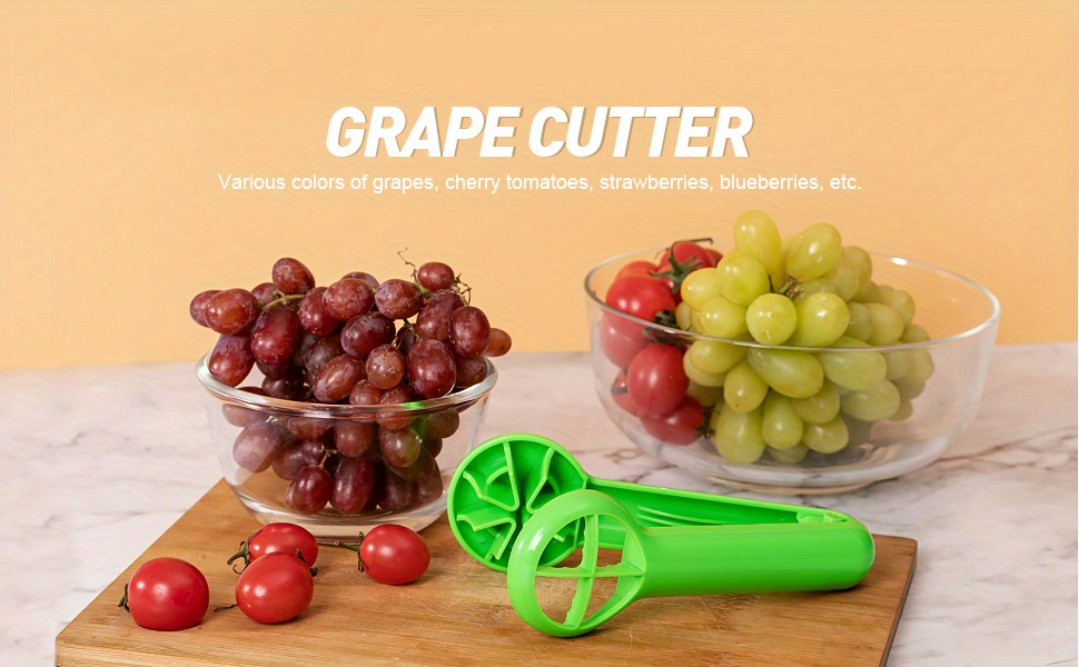 Creative Grape Cutter, Bladele - مراجعة Kitchen Gadgets Green وسعره