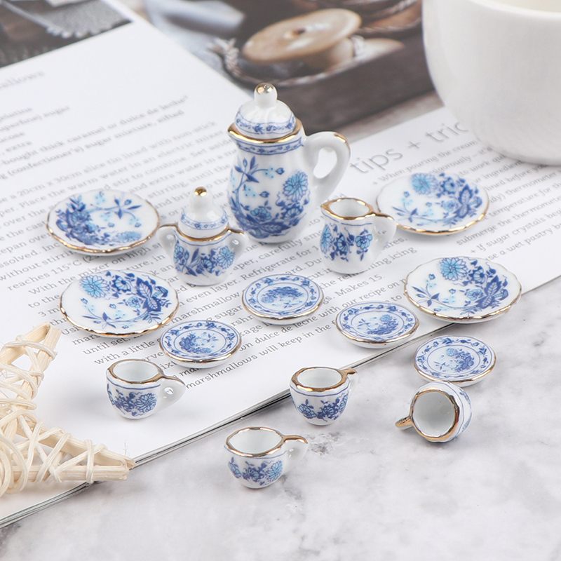 15Pcs 1:12 Miniature Porcelain - مراجعة Kitchen Gadgets Kids وسعره