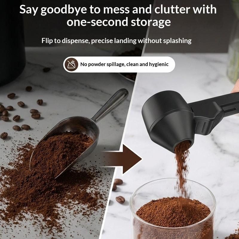 ㈃Sliding Leakproof Coffee Scoo - مراجعة Kitchen Home Gadgets وسعره