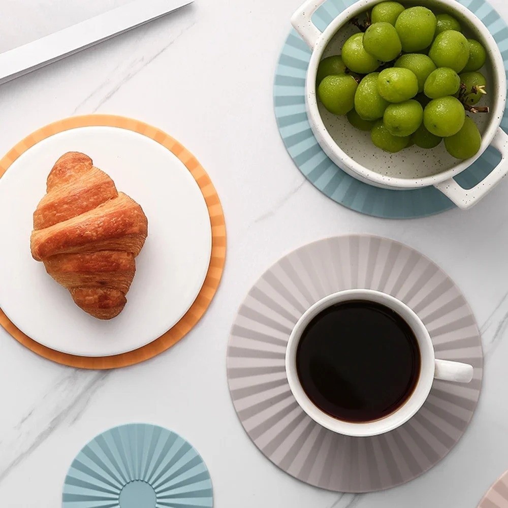 Ins Round Pot Pan Mat Silicone - مراجعة Kitchen Gadgets Modern وسعره
