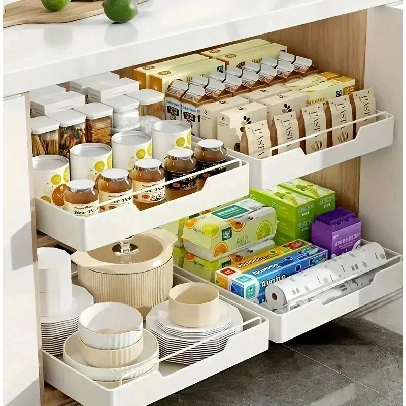 Under Sink Organizer Sliding P - مراجعة Kitchen Gadgets Cabinet وسعره