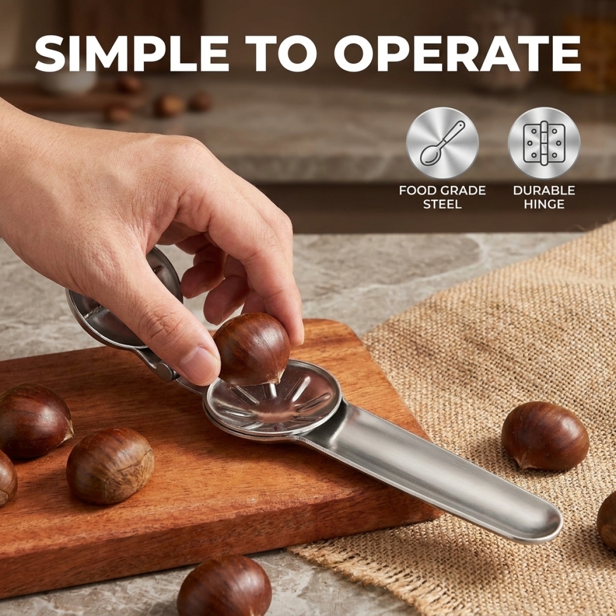 Chestnut Opener–Premium Stainl - مراجعة Kitchen Gadgets You Must Have وسعره