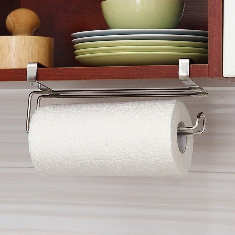 Paper Roll Towel Holder Stainl - مراجعة Kitchen Gadgets Cabinet وسعره