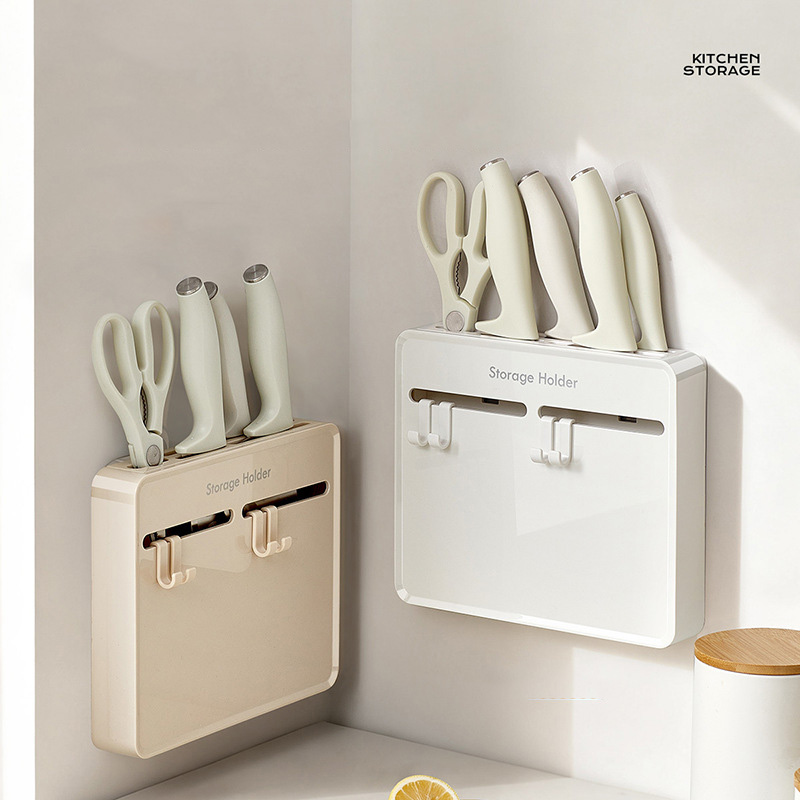 No-Drill Kitchen Knife Holder, - مراجعة Kitchen Gadgets Cabinet وسعره