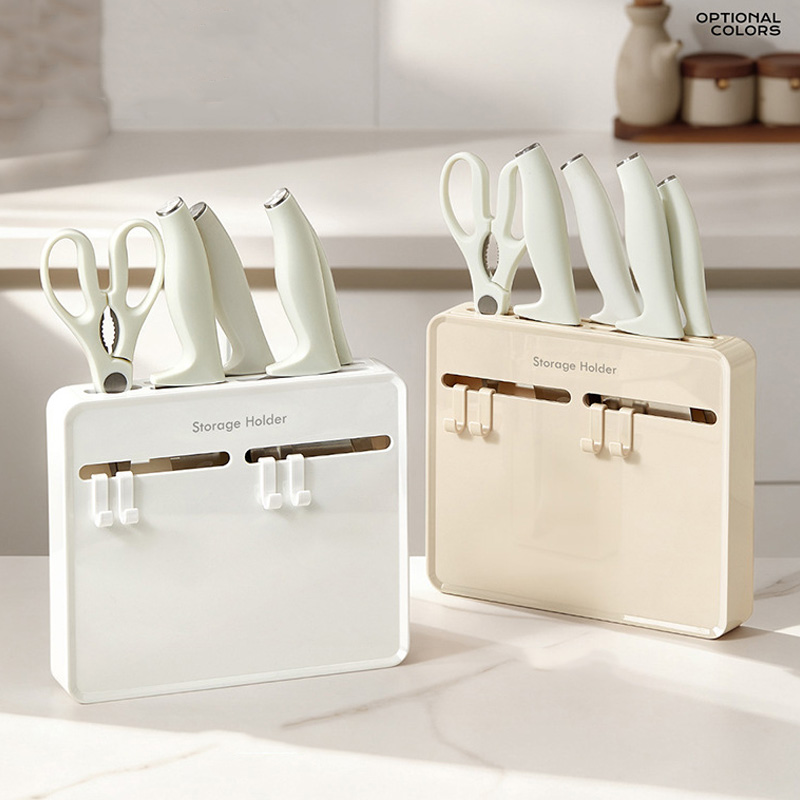No-Drill Kitchen Knife Holder, - مراجعة Kitchen Gadgets Cabinet وسعره