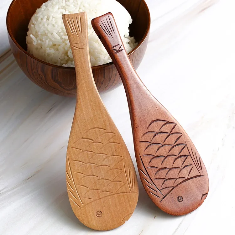 Non-stick Wooden Rice Paddle,  - مراجعة Kitchen Gadgets On Sale وسعره