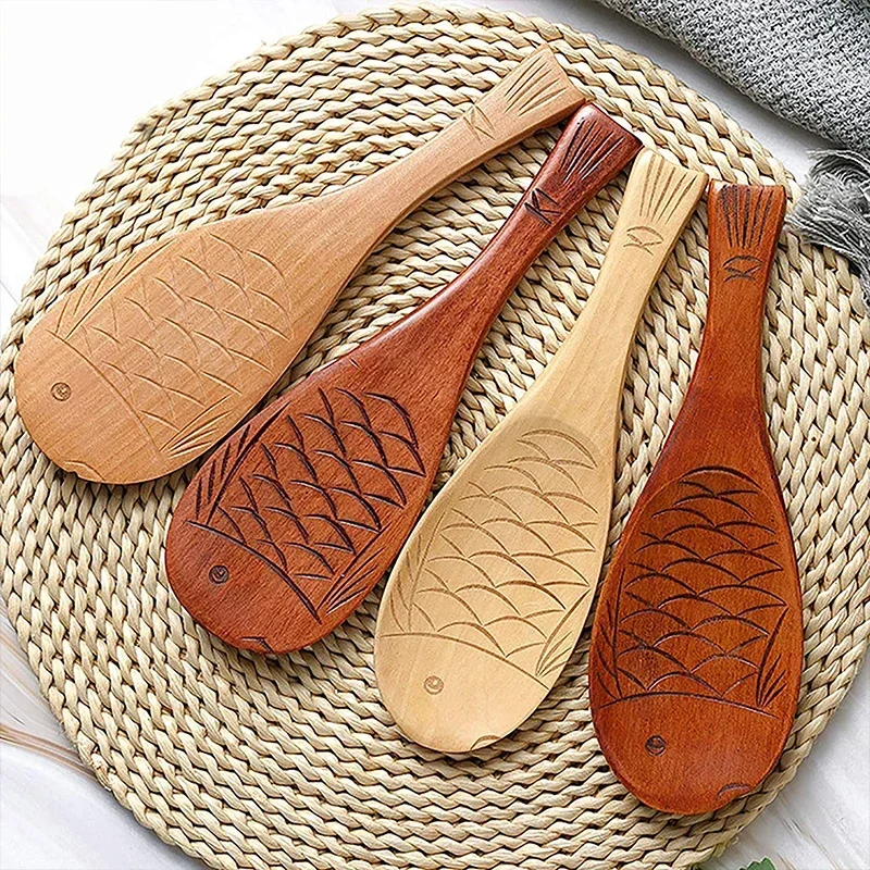 Non-stick Wooden Rice Paddle,  - مراجعة Kitchen Gadgets On Sale وسعره