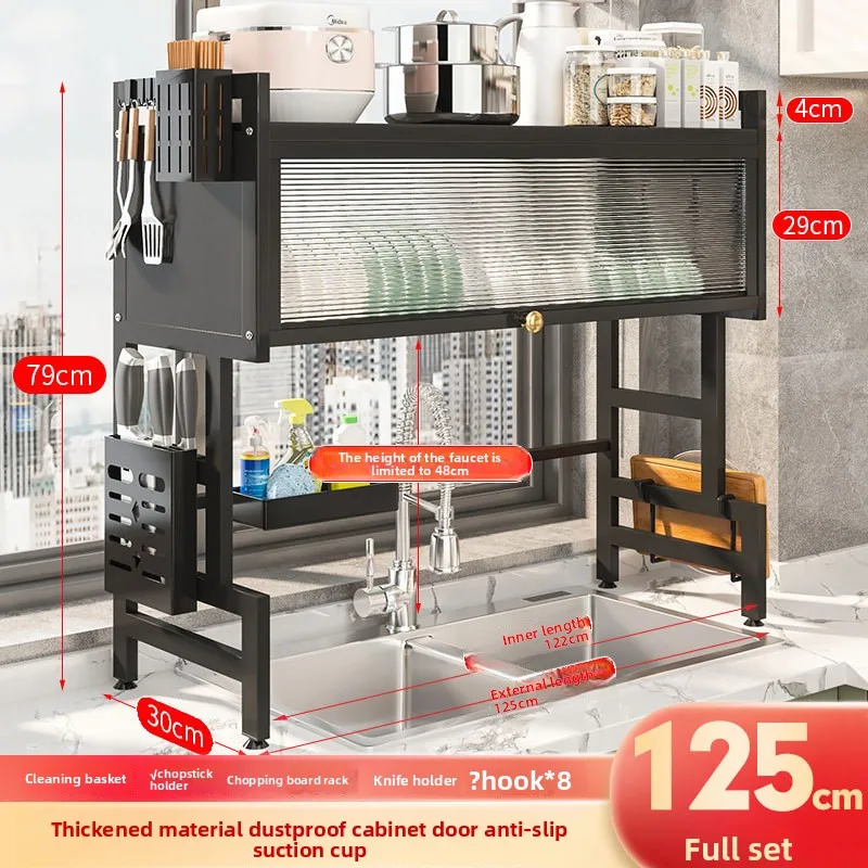 Kitchen Sink Shelf Sink Sink D - مراجعة Kitchen Gadgets Cabinet وسعره