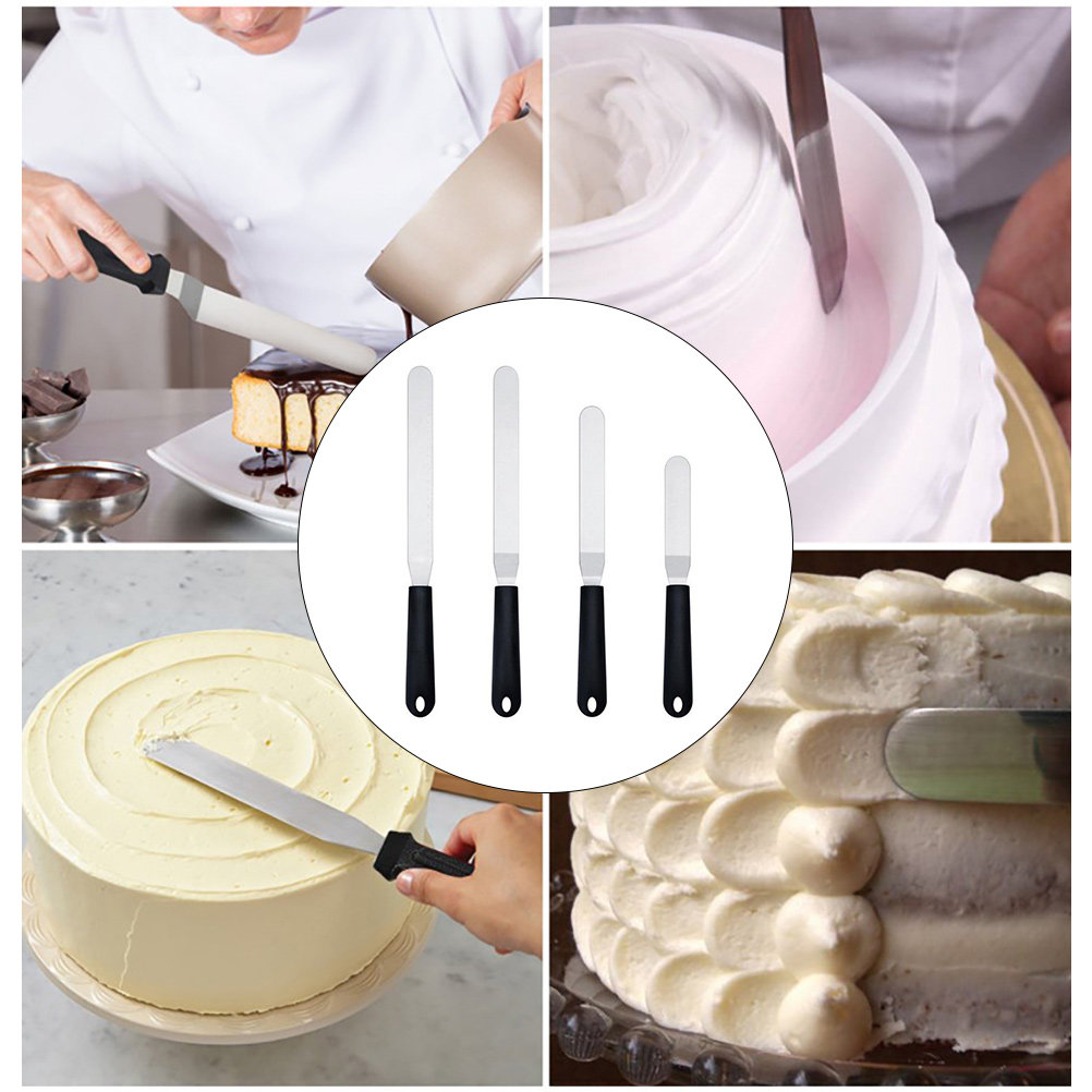 4Pcs Icing Spatula Set Plastic - مراجعة Kitchen Gadgets Set وسعره
