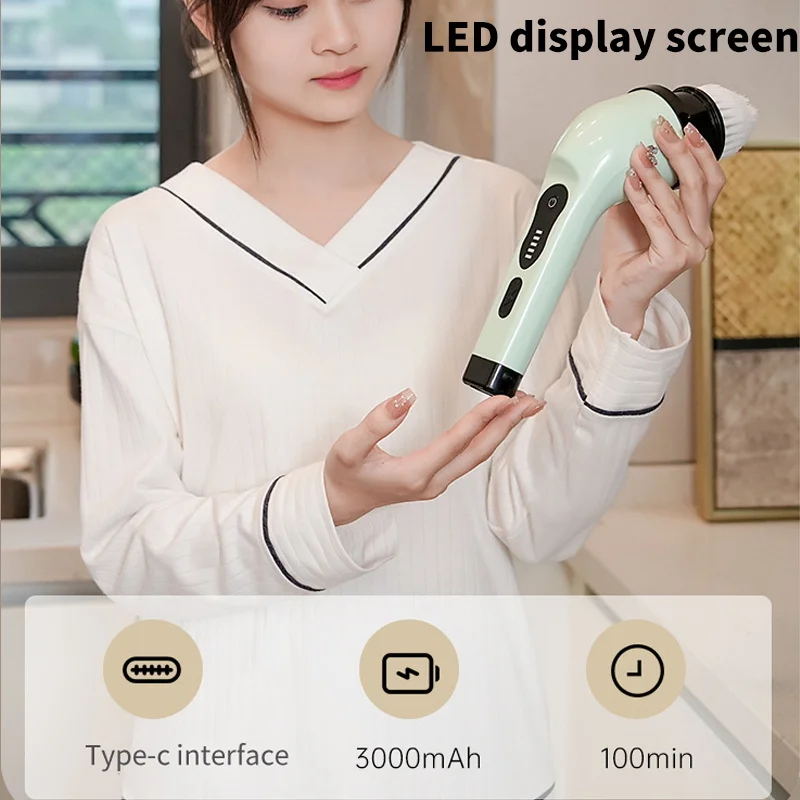 9-in-1 Electric Cleaning Brush - مراجعة Kitchen Home Gadgets وسعره