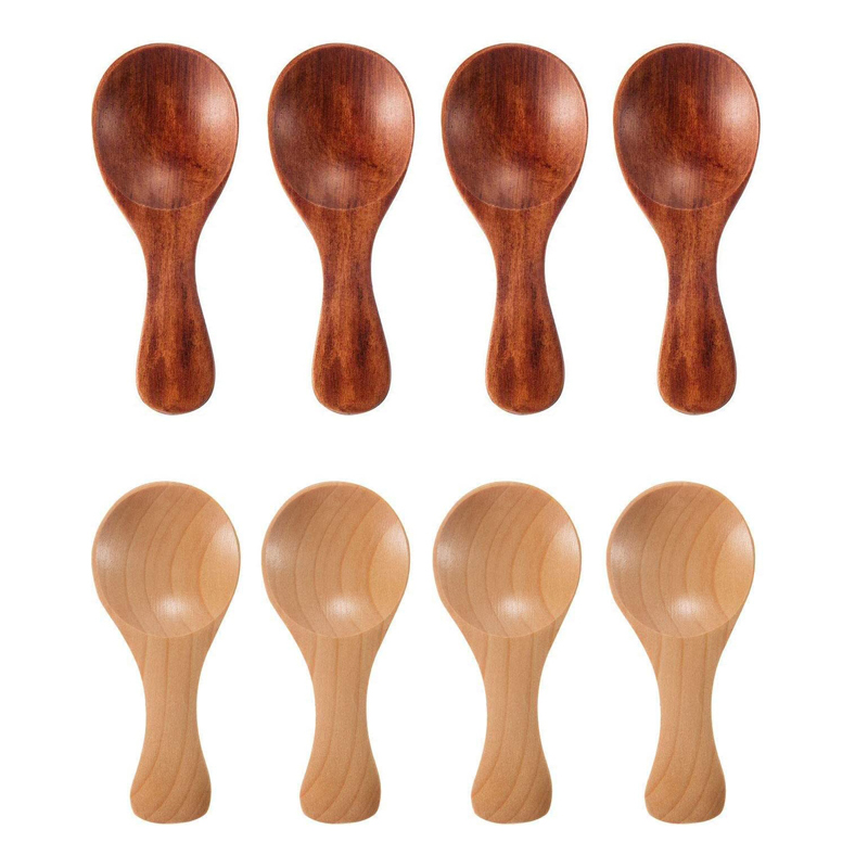 4Pcs Mini Wooden Spoons Small  - مراجعة Kitchen Gadgets Kids وسعره