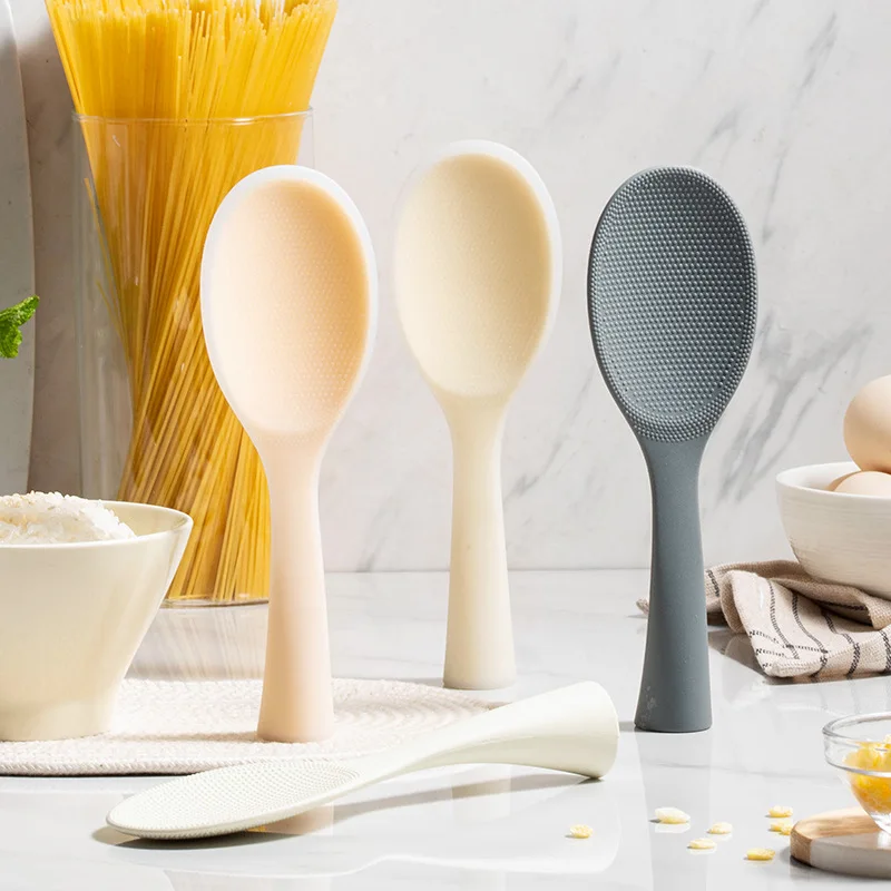 1Pcs Silicone Spoon Non-stick  - مراجعة Kitchen Gadgets On Sale وسعره