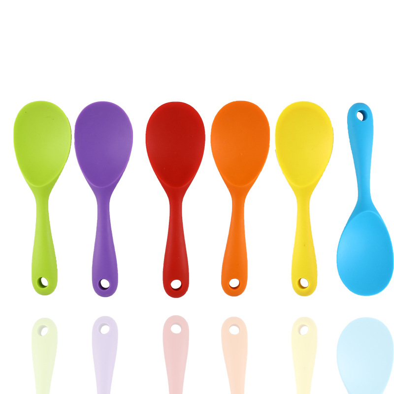 1Pcs Silicone Spoon Non-stick  - مراجعة Kitchen Gadgets On Sale وسعره