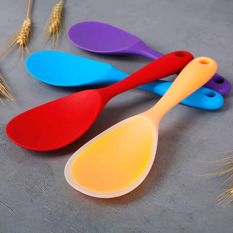 1Pcs Silicone Spoon Non-stick  - مراجعة Kitchen Gadgets On Sale وسعره