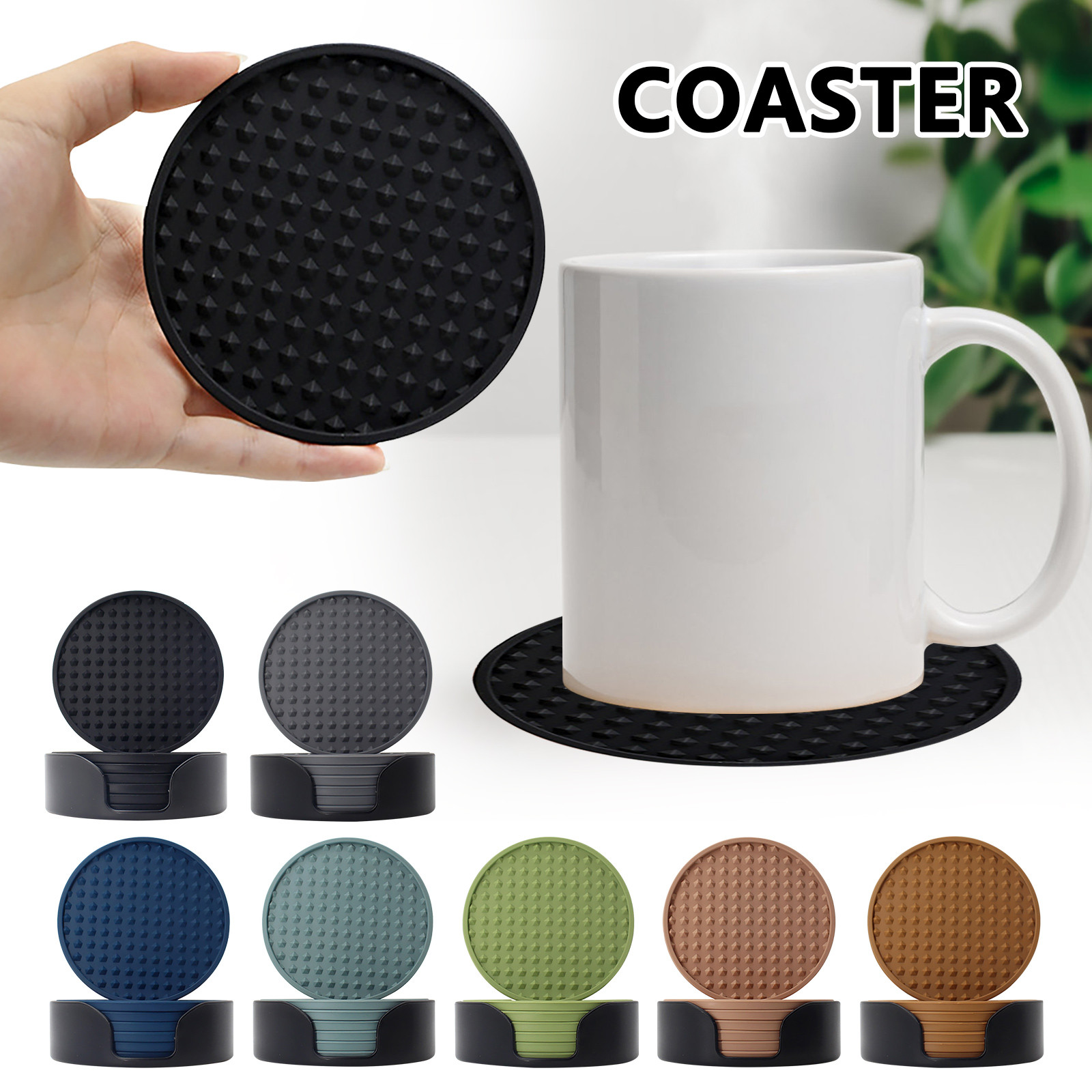6pcs Non-Slip Silicone Drinkin - مراجعة Kitchen Gadgets Set وسعره