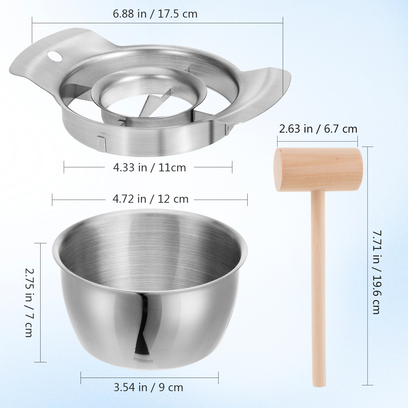 1 set 1 Set Stainless Steel Po - مراجعة Kitchen Gadgets Set وسعره