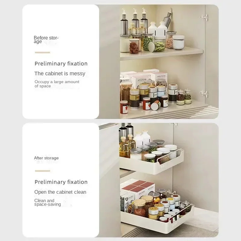 2026 New Pull Out Spice Rack O - مراجعة Kitchen Gadgets Cabinet وسعره