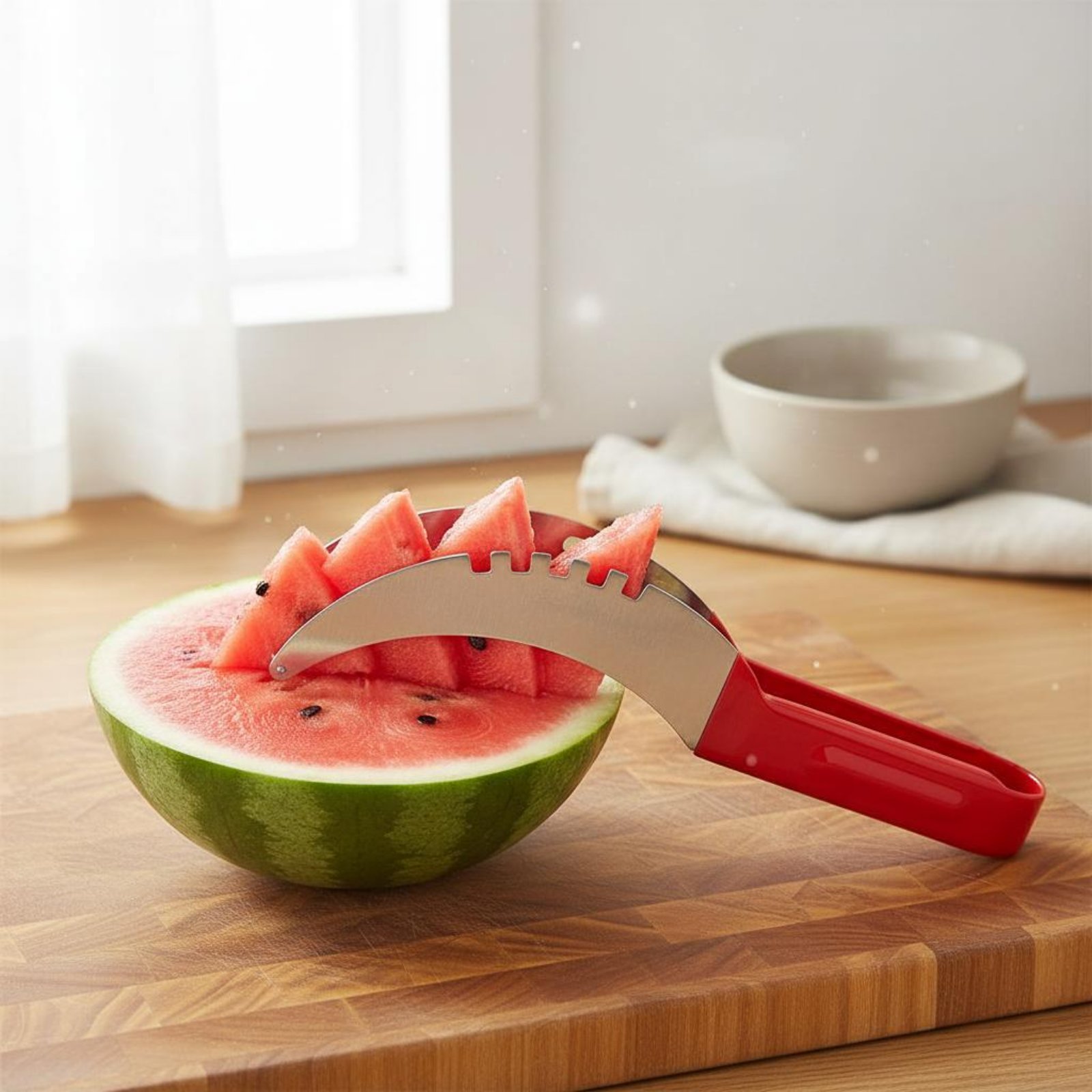 Watermelon Cube Cutter Time Sa - مراجعة Kitchen Gadgets Save Time وسعره