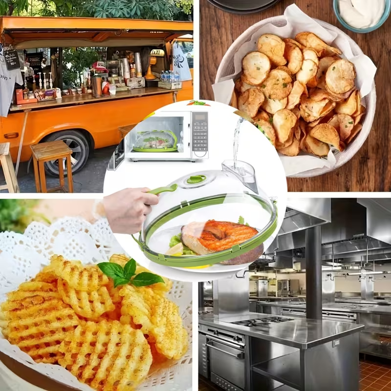 Microwave Cover Clear Food-gra - مراجعة Kitchen Gadgets Modern وسعره