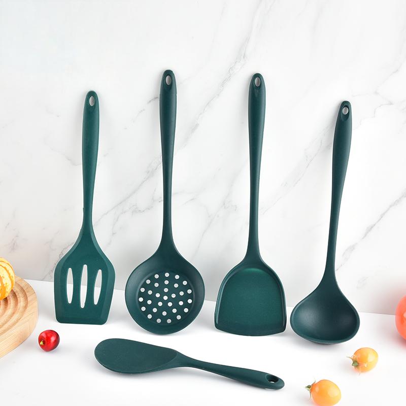 5Pcs Food Grade Silicone Kitch - مراجعة Kitchen Gadgets Green وسعره