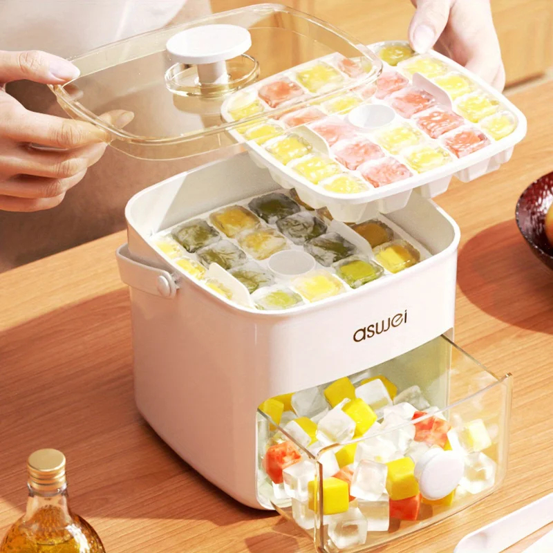 48-Cube Double Layer Ice Tray  - مراجعة Kitchen Gadget Amazon وسعره