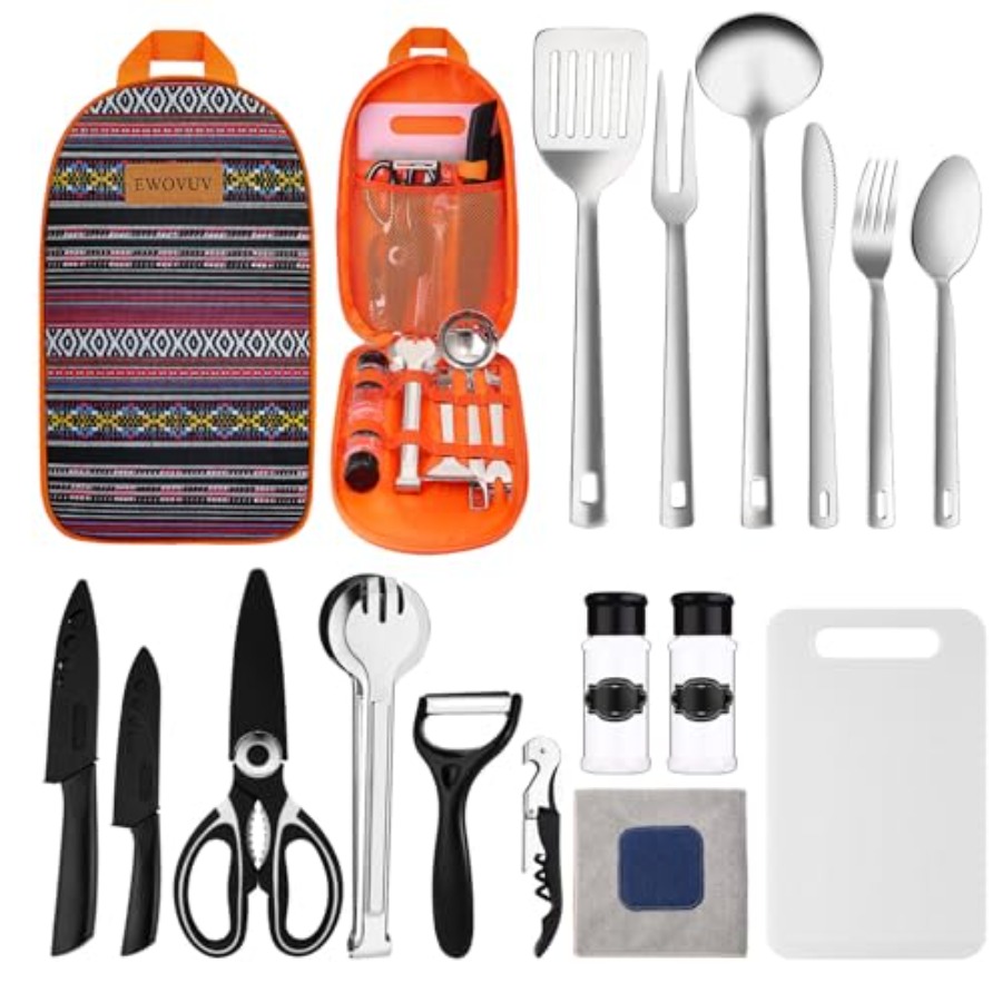 Camping Cooking Utensils Set-  - مراجعة Kitchen Gadgets You Must Have وسعره