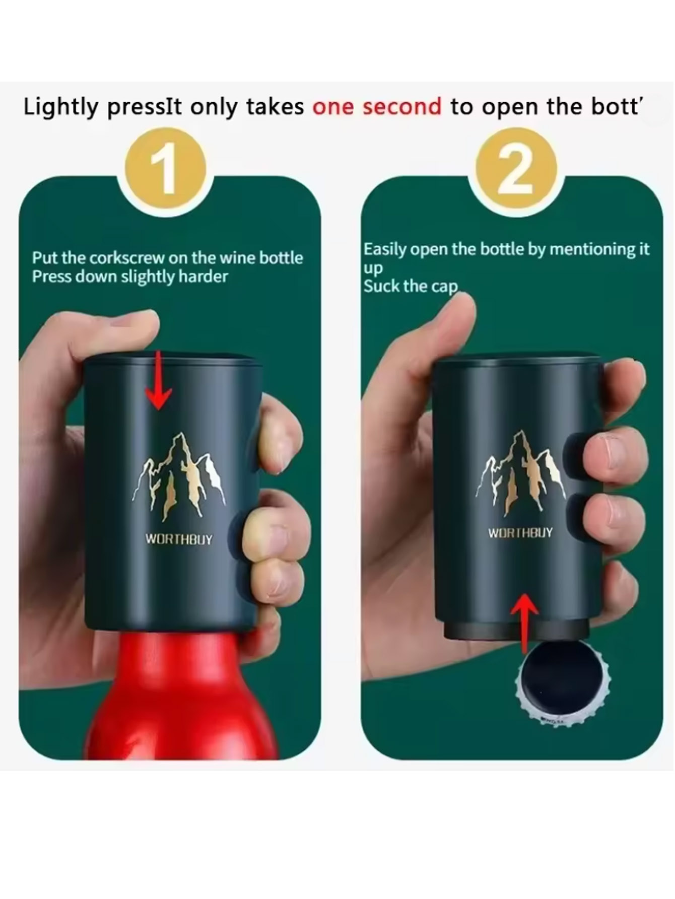 1Pcs Automatic Beer Bottle Ope - مراجعة Kitchen Home Gadgets وسعره
