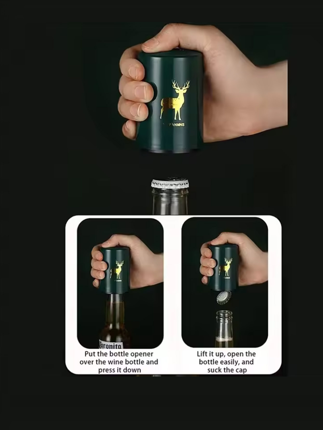 1Pcs Automatic Beer Bottle Ope - مراجعة Kitchen Home Gadgets وسعره