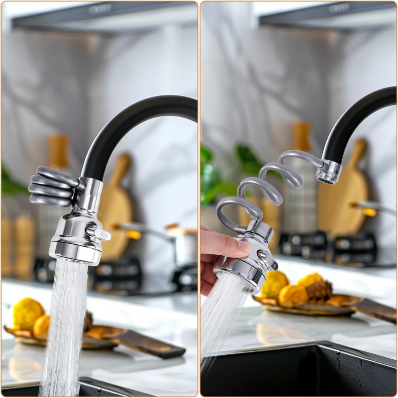 New 3 Modes Sink Faucet Extens - مراجعة Kitchen Gadgets Must Have وسعره