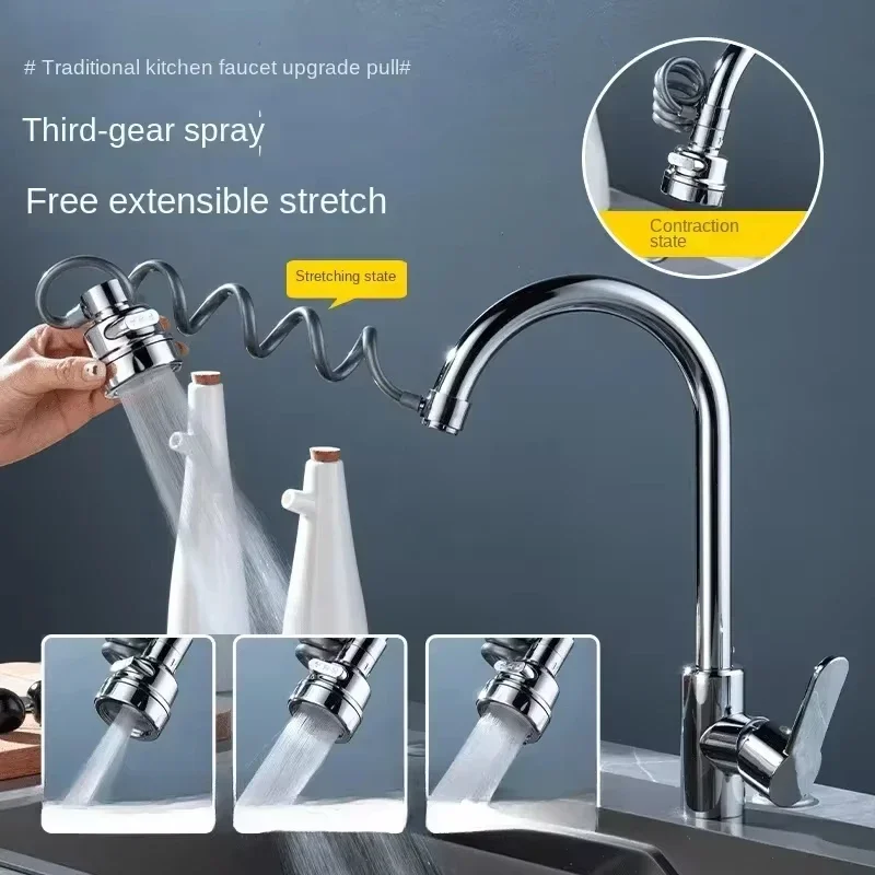 New 3 Modes Sink Faucet Extens - مراجعة Kitchen Gadgets Must Have وسعره