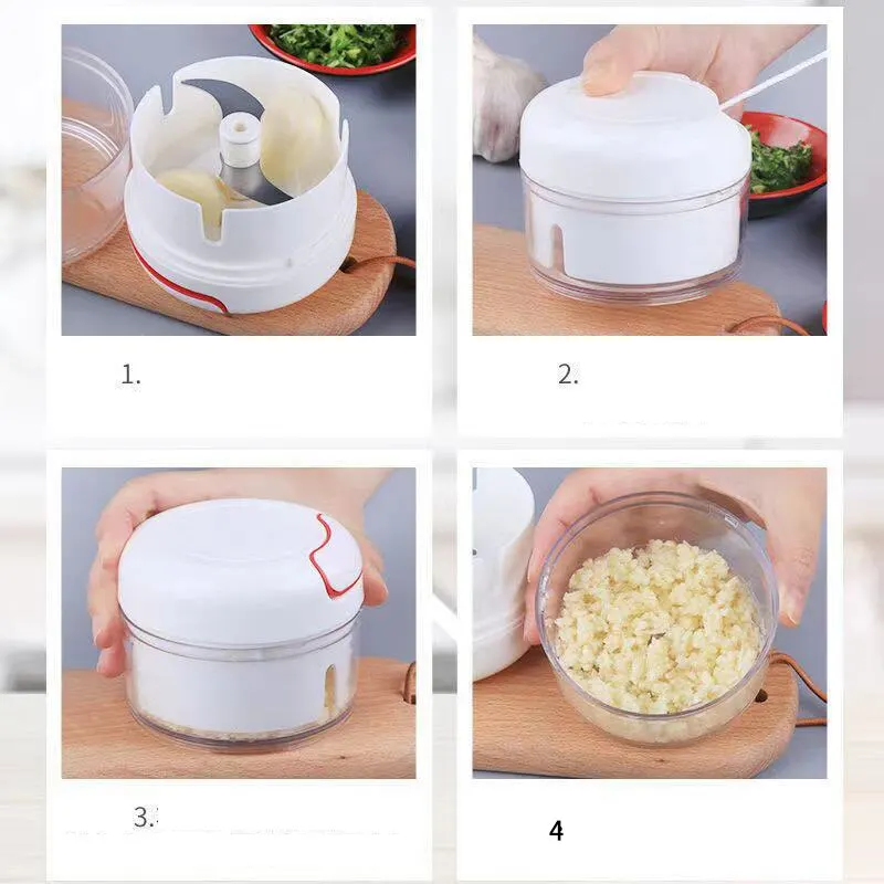 Plastic Garlic Crusher Press V - مراجعة Kitchen Gadget Amazon وسعره