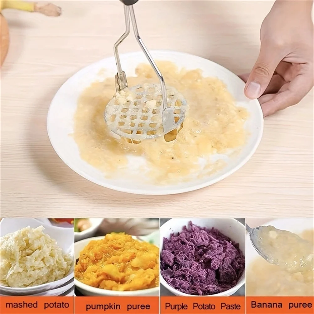 Stainless Steel Potato Masher  - مراجعة Kitchen Gadgets Kids وسعره