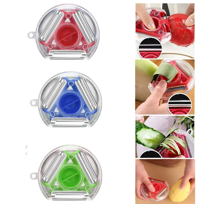 1PC Trio Peeler Set Vegetable  - مراجعة Kitchen Gadgets Set وسعره