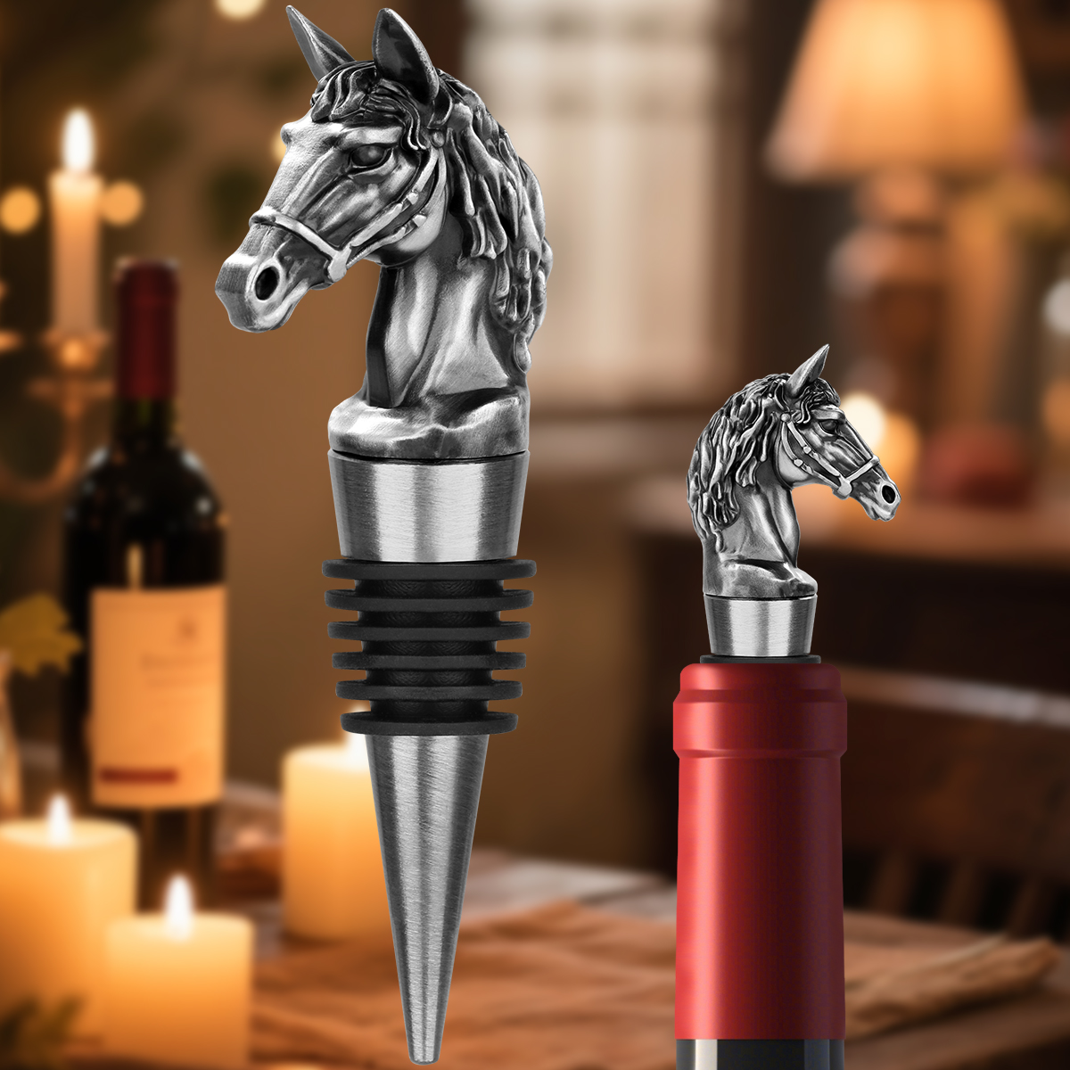 Exquisite Metal Horse Head Dec - مراجعة Kitchen Gadgets New وسعره