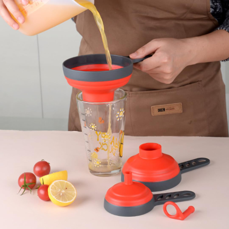 3Pcs/Set Kitchen Funnel 3Size  - مراجعة Kitchen Gadgets Set وسعره