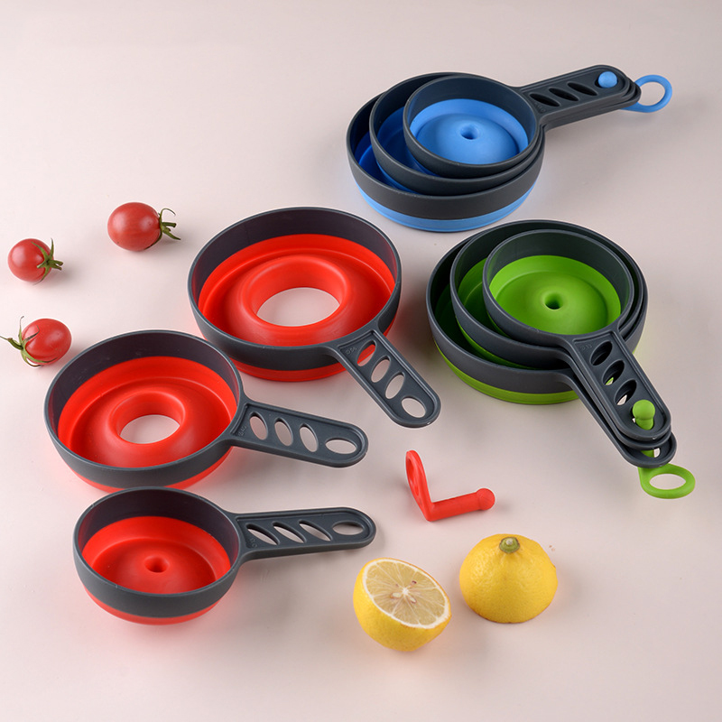 3Pcs/Set Kitchen Funnel 3Size  - مراجعة Kitchen Gadgets Set وسعره